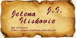 Jelena Ilišković vizit kartica